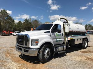 Carolina Septic Pro septic pumping and cleaning truck