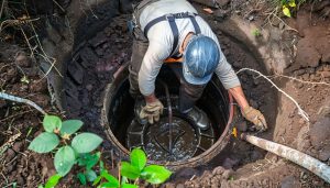 expert residential septic tank pumping and drain cleaning service by skilled technician